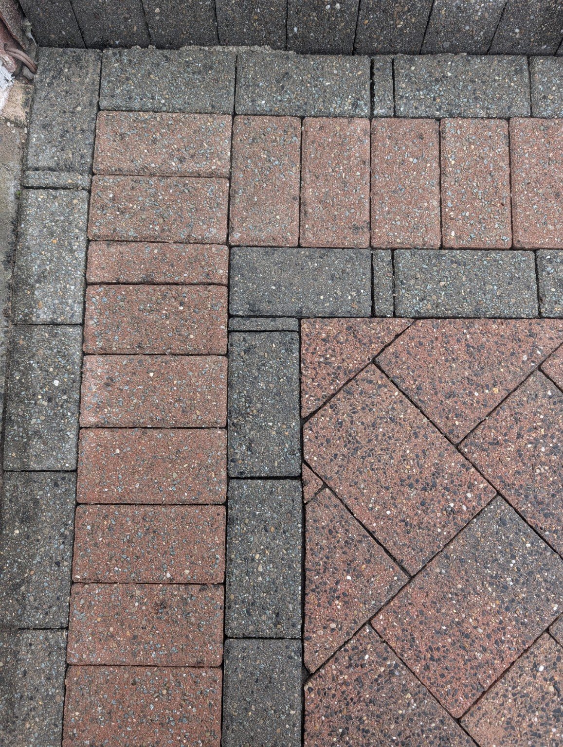 Job 1 paving detail after cleaning