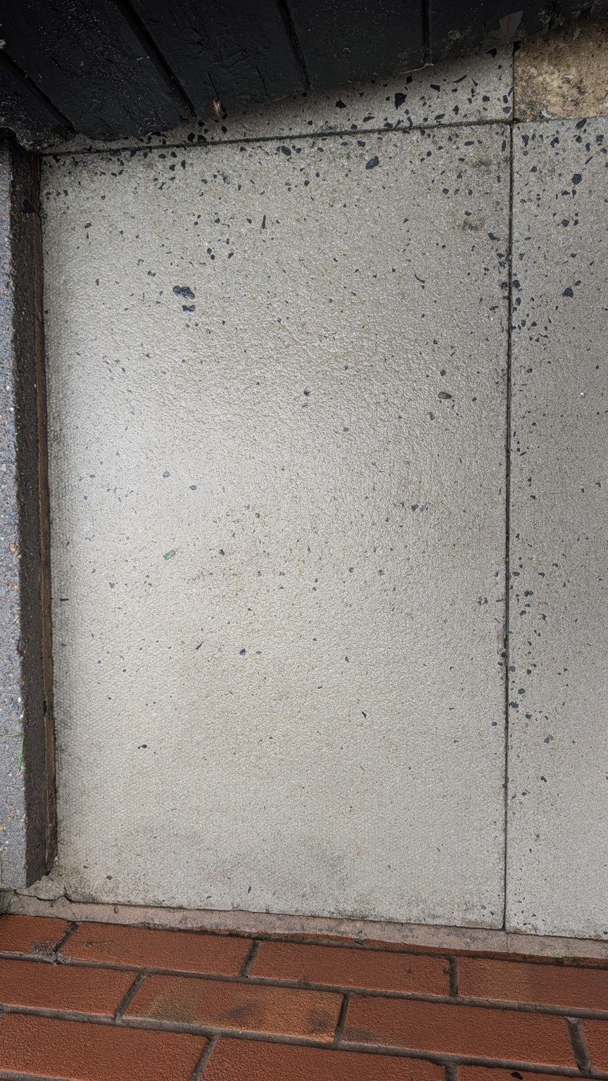 Cleaned paving close-up in Westwood, Oldham